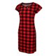 thumbnail image 5 of do casual de manga corta para mujer do hasta la con bolsillo - rojo, SG Sunnimix Vestido recto plisado, 5 of 8