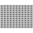 thumbnail image 1 of Ahgly Company Machine Washable Indoor Rectangle Transitional Gray Area Rugs, 2' x 4', 1 of 7