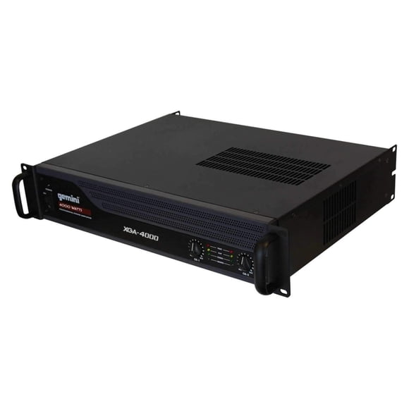 Gemini XGA Series XGA-4000 Professional Quality PA System DJ Equipment Power Amplifier with 4000 Wat