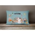 thumbnail image 4 of Carolines Treasures CK7959PW1216 White Boxer Sweet Home Canvas Fabric Decorative Pillow 12H x16W multicolor, 4 of 4