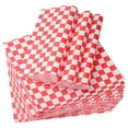 thumbnail image 1 of Uxcell 200 Pcs Hojas de Papel Encerado para Alimentos, Hojas de Papel de Envoltura de 7 x 7 Pulgadas, Rojo, 1 of 6
