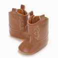 thumbnail image 6 of Baby & Toddler Western Cowboy Boots for Girls Boys Cozy Boots Baby Girl Shoes Non-Slip Crib Shoes for Toddlers Size 12-15 Months, 6 of 9