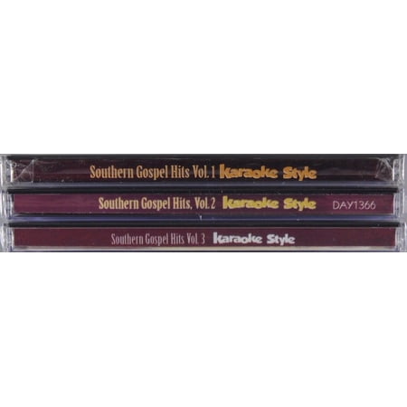 Southern Gospel Hits Karaoke Volumes 1  2 & 3 CD Set