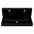 thumbnail image 3 of Estuche negro mate elegante AurixLarge 2Pzas Negro 23x5x3.5cm PVC Joyero., 3 of 3
