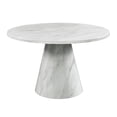 thumbnail image 6 of Picket House Furnishings Odette White Round Dining Table Complete in White, 6 of 11
