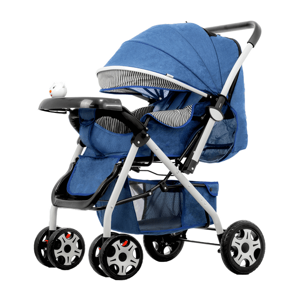 Carriola de Bebé Plegable Ultra Premium AOKU Azul