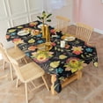 thumbnail image 5 of Pioneer Flower Floral Print Pattern Rectangle Tablecloth 60"x120",Waterproof Polyester Rectangle Table Cloth, Wipeable Spillproof Polyester Tablecloth for Dining, Camping, Indoor and Outdoor, 5 of 6