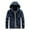 Blue, variant on Penkiiy Windbreakers for Men Men's Waterproof, Dirt-proof, Wind-proof, Tear-resistant Zipper Casual Warm Jacket Black L Y2K Clothes