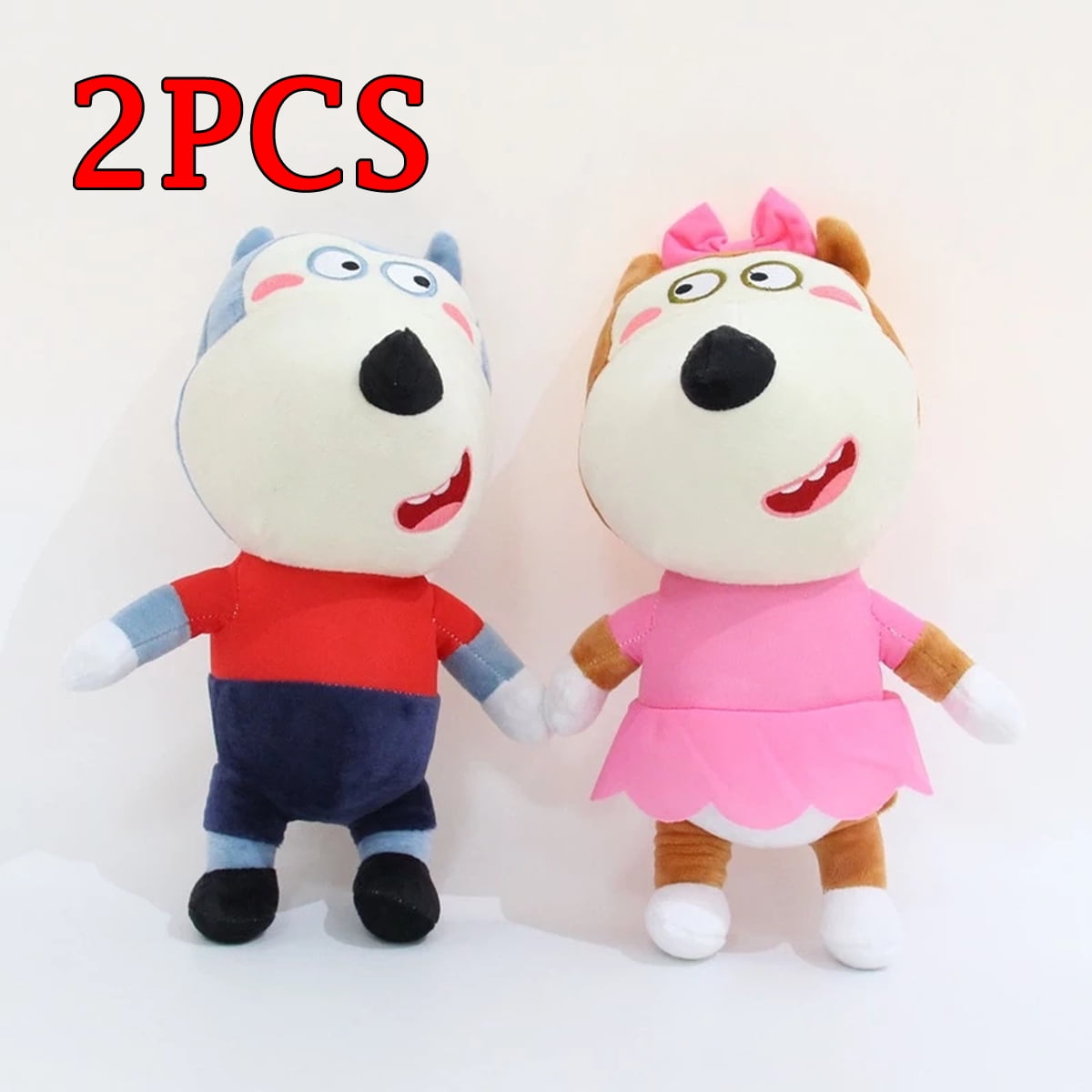 2PCS 30cm Cartoon Wolfoo Plush Toys Soft Stuffed for Fans - Walmart.com