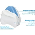 thumbnail image 2 of DAMAIE Dreamolino Leg Pillow Ergonomic Side Sleeper Pillows - Memory Foam for Optimal Comfort (2 Count), 2 of 7