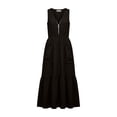 thumbnail image 7 of Levmjia Womens V Neck Maxi Dress With Pockets A Line Flowy Ruffle Hem Sleeveless Casual Long Dress Lightweight Solid Color Summer Sundress Beach Daily Wear, 7 of 7
