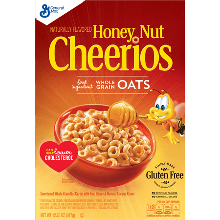 Honey Nut Cheerios Gluten Free Cereal, 12.25 oz
