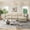 Beige, variant on Gtilzria Cloud Modular Sectioanl Sofa Couch, Comfy Modern Sectioanl Cloud Couch L-shaped Modular Down Filled Sofa with Ottoman for Living Room Apartment Office, Black