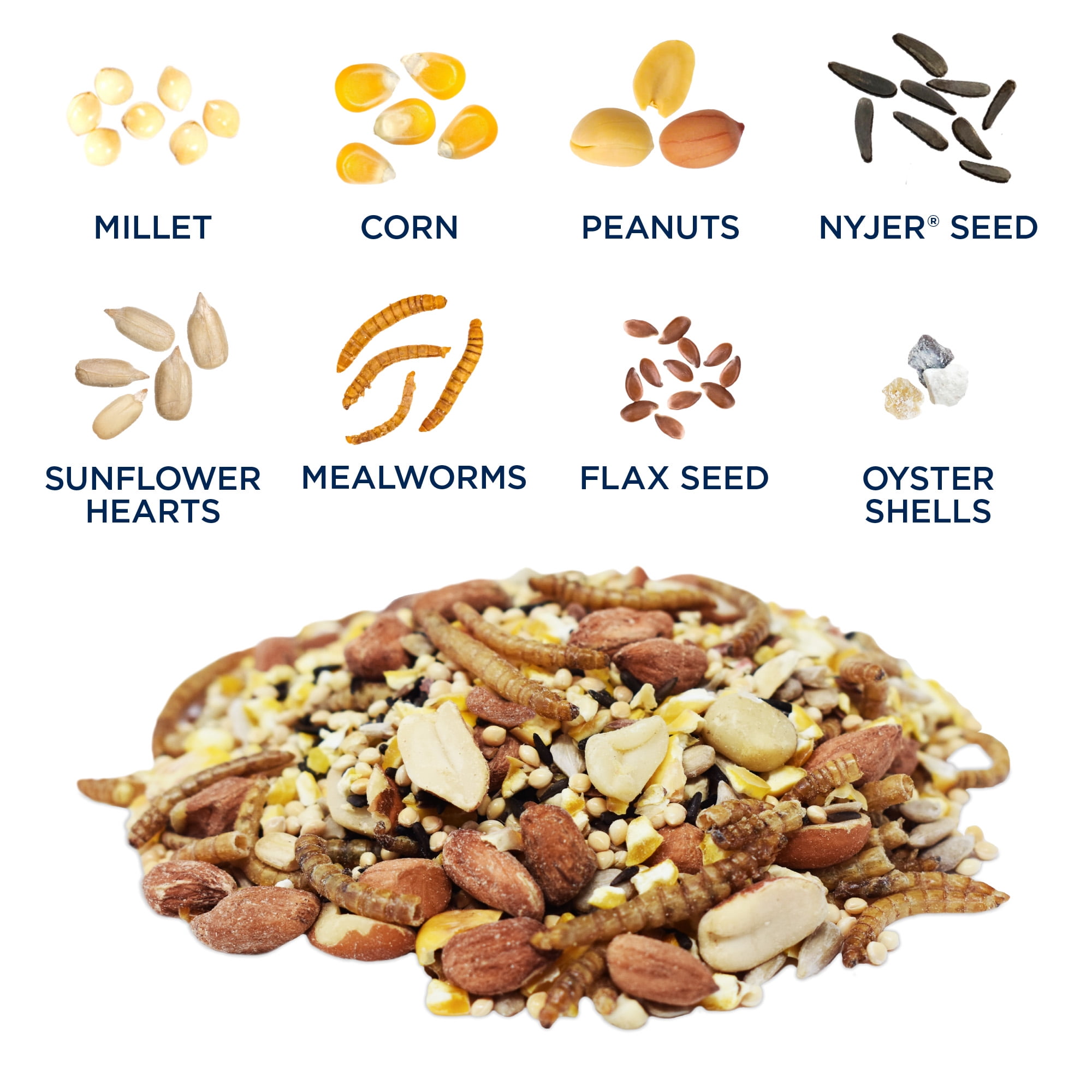 Audubon Park Nesting Blend Wild Bird Seed, Dry, 2 lb. Bag