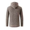 thumbnail image 4 of JTieacloth Warm Cardigan Sweaters Men's Casual Cardigan Sweaters Full Zip Sweaters Knitted Cardigan With Pockets(Brown), 4 of 4