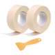 thumbnail image 1 of 2 Rollos de Cinta de Sellado, 0.9" x 10.5Ft Cinta de PVC, Beige, 1 of 6