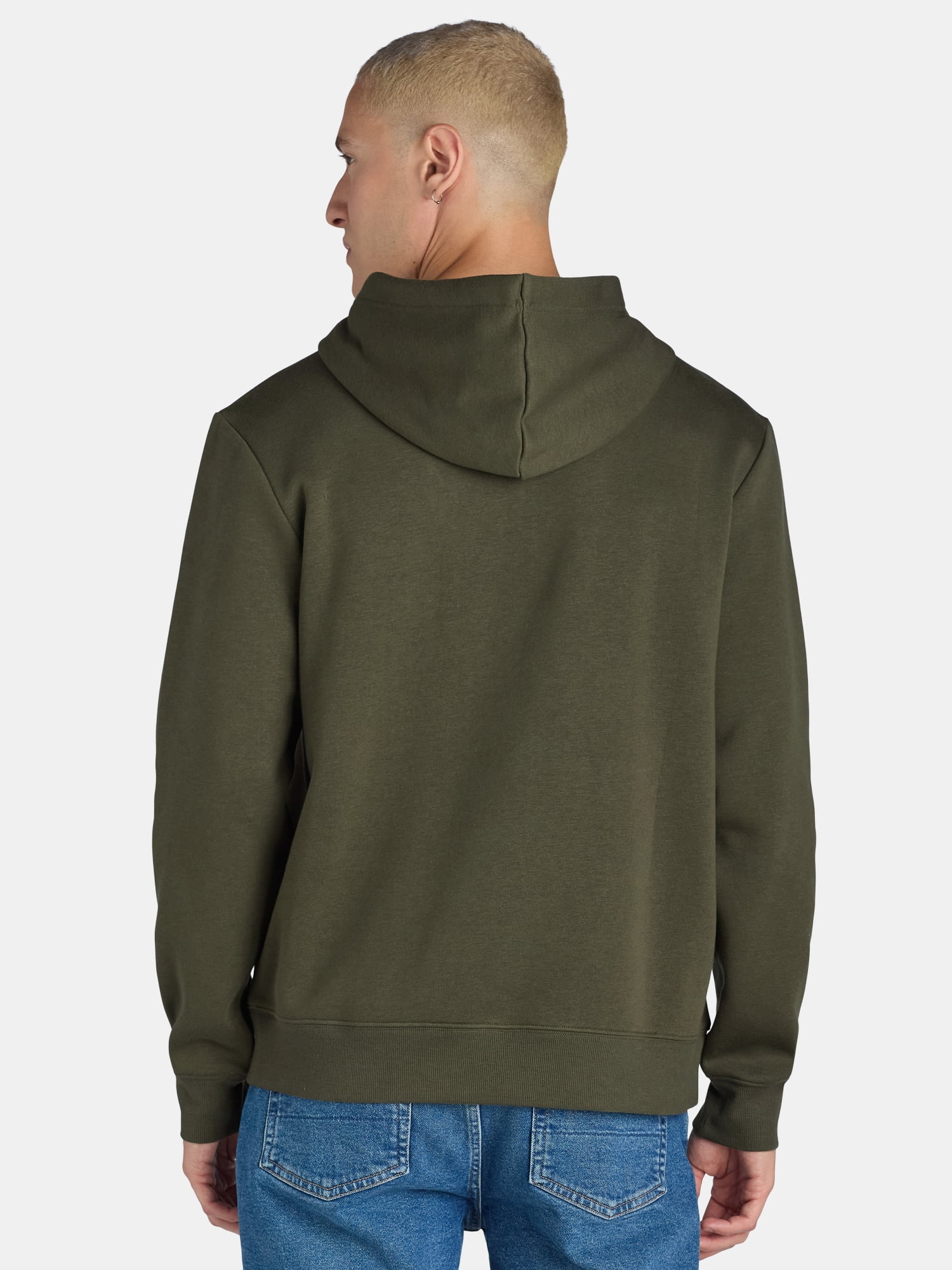Athletic Works Men's & Big & Tall Men's Fleece Hoodie Sweatshirt, Sizes XS-4XLT