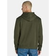 thumbnail image 3 of Athletic Works Men's & Big & Tall Men’s Fleece Hoodie Sweatshirt, Sizes XS-4XLT, 3 of 5