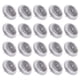 thumbnail image 4 of WORGEOUS Silla de 20 piezas cubiertas de pierna de forma redonda cubiertas de pies de silla muda cubiertas, 4 of 7
