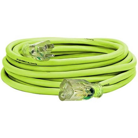 Prime Wire & Cable FZ512830 50 ft. 12-3 AWG Flexzilla Pro Extension Cord&#44; Green