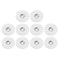 thumbnail image 1 of Unique Bargains Rondelles 25mm x 2mm pour Fixer Planche d'Isolation Joints Plats en Métal Attaches à Goupille Lot de 200, 1 of 5