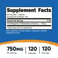 thumbnail image 4 of Nutricost Trimethylglycine (TMG) 750mg, 120 Capsules - Non-GMO Supplement, 4 of 5