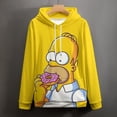 thumbnail image 4 of Simpsons Sweatshirts Casual Pullover Hoodie Jacket Unisex Hooded Activewear 3D Printed Long Sleeve Sweater with Pocket M, 4 of 8