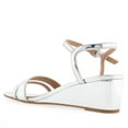 thumbnail image 3 of Aerosoles Witt Women's Wedge Sandals Color: Blue Jean Denim Size: 7, 3 of 4