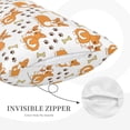 thumbnail image 2 of Plush Throw Pillow Covers, Cute Corgi Dog Funny_E Pillow Cases with Invisible Zipper, Breathable Microfiber Pillow Cases Standard Size for Sleeping Bedroom Sofa Living Room 20x30, 2 of 5