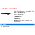 thumbnail image 2 of Rear Shock Absorber - Compatible with 2011 - 2014 Ford Edge 2012 2013, 2 of 2