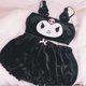 thumbnail image 1 of Sanrio Kuromi-ropa interior Kawaii de felpa suave para niñas, Conjunto de sujetador con pompón, Top de tubo, bonito regalo de vacaciones, 1 of 4
