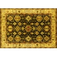 thumbnail image 1 of Ahgly Company Machine Washable Indoor Rectangle Oriental Yellow Industrial Area Rugs, 2' x 3', 1 of 4