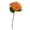 Orange - One Size, variant on 17.7in Lifelike Single Stem Silk Hydrangea Artificial Flower Eternal Floral Stem for Home Desktop Vase Centerpiece Decor Orange