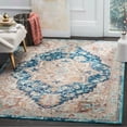 thumbnail image 3 of Safavieh  Aria Sophronia Vintage Boho Oriental Rug Blue/Beige 9'  x  12' 9' x 12',8' Round Indoor Bedroom,Dining Room,Living Room Beige Rectangle, 3 of 5