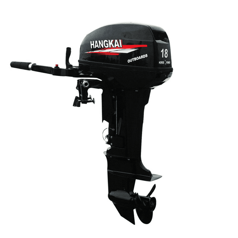 3.5HP Boat Engine 2 Stroke Outboard Motor Water Sports Outboard Motor Boat Motor with CDI System & Water Cooling System for Kayak Fishing Boat Canoe Saltwater and Freshwater Compatibility 