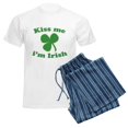 thumbnail image 6 of CafePress - Kiss Me Im Irish St Patricks Day Pajamas - Men's Light Loose Fit Cotton Pajama Set, 6 of 7