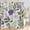 Purple, variant on JAWO Cute Floral Shower Curtain, Purple Boho Abstract Botanical Bathtub Curtains, Vintage Aesthetic Mid Century Morden Flowers Leaves Plant Bathroom Decor,12pcs Hooks,69X70 in