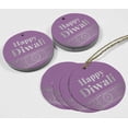 thumbnail image 4 of Inkdotpot Real Silver Foil Happy Diwali Tags Favor Hang Paper Tags 50 Pieces, 4 of 7