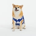 thumbnail image 3 of LNWH Blue Floral Print Pattern Dog Clothes, Breathable Warm Cotton Pet Clothes 4X-Large, 3 of 8