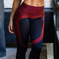 thumbnail image 2 of Women Sports Pants Print High Waist Bodycon Moisture Wicking Breathable, 2 of 7