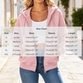 thumbnail image 4 of Ghalytn Women's Oversized Full Zip Drawstring Hooded Fleece Jacket, Rib Cuff Relaxed Waist Hem Pullover with Pocket, 4 of 8