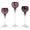 thumbnail image 7 of HOSLEY Crackle Glass Tealight Candle Holders, Set of 3, 7 of 7
