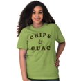thumbnail image 4 of Chips and Guac Food Lover Workout Gym Plus Size Crewneck Graphic Tee Shirt Brisco Brands 2X, 4 of 5