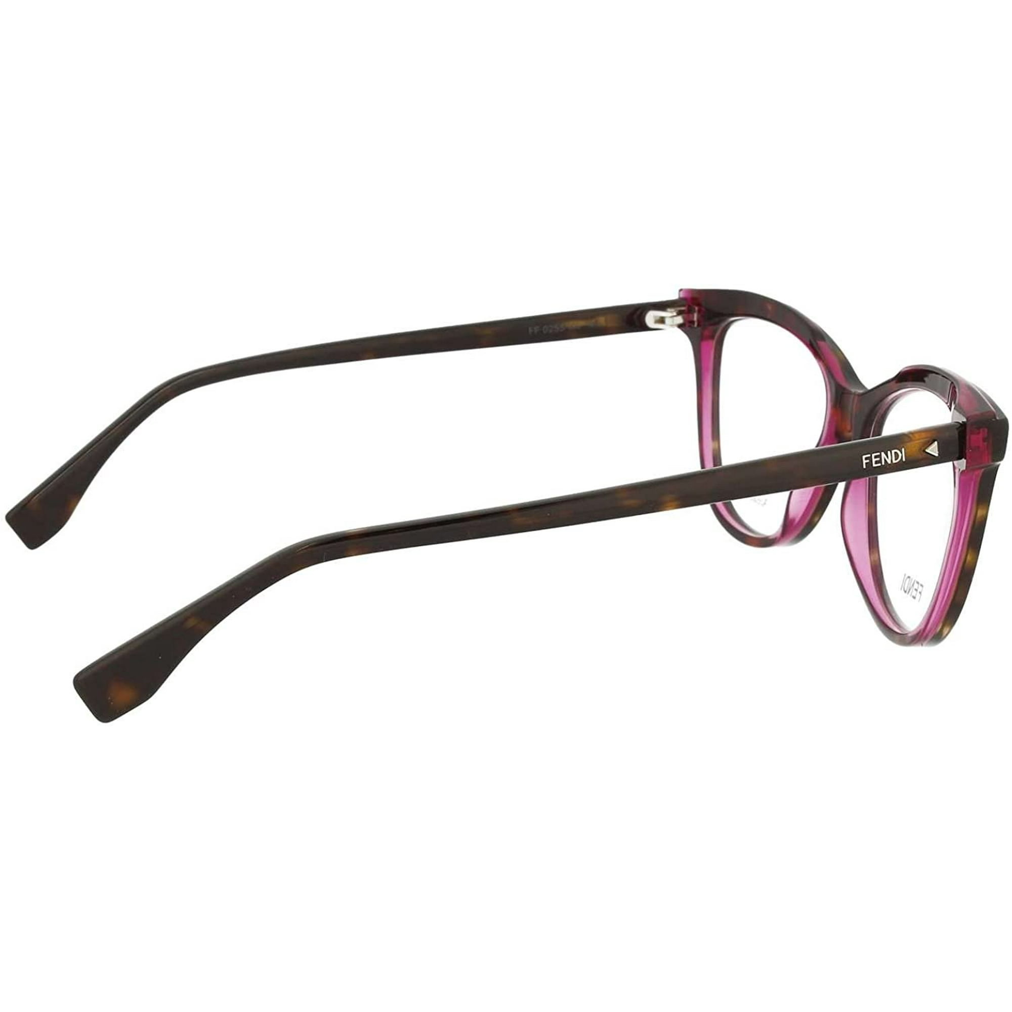 Fendi Ff 0255 Color Dark Havana 0086 Pink Size 53 16 140 Eyeglasses Authentic Walmart