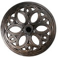 thumbnail image 2 of Gardenised QI003817 17.75 x 13.25 in. Decorative Cast Iron Patio Umbrella Base, Brown - Round, 2 of 15