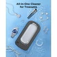 thumbnail image 6 of Ultrasonic Jewelry Cleaner Machine: 48KHz Ultra Sonic Cleaner for Jewelry,Eyeglass,Rings,Watch Band,Dentures,with Dual Cleaning Modes,350ML 304 Stainless Steel Tank,Gift for Wife,Mom,Daughter, 6 of 17