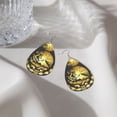 thumbnail image 5 of Gold Mexican Acrylic Teardrop Ear Rings For Women Dangling Party Holiday, 5 of 7