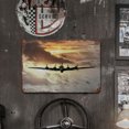 thumbnail image 3 of Placa de Metal Vintage de hierro, pintura Rectangular de avión, Arte de la pared Decoración, 30x20cm, 3 of 9