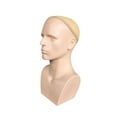 thumbnail image 4 of TOOYFUL Male Mannequin Head with Shoulders Display Stand Beauty Styling Tool Training Head for Hats Businesses Beauty Salon Skin, 4 of 10