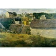 thumbnail image 2 of Paul Gauguin 24x18 Gold Ornate Framed and Double Matted Museum Art Print Titled - Houses at Vaugirard, 2 of 4